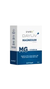 DAYLIV Magnesium (Bisglisinat,Sitrat,Taurat,Malat) ve B6 (P5P) İçeren Takviye Edici Gıda 60 Kapsül
